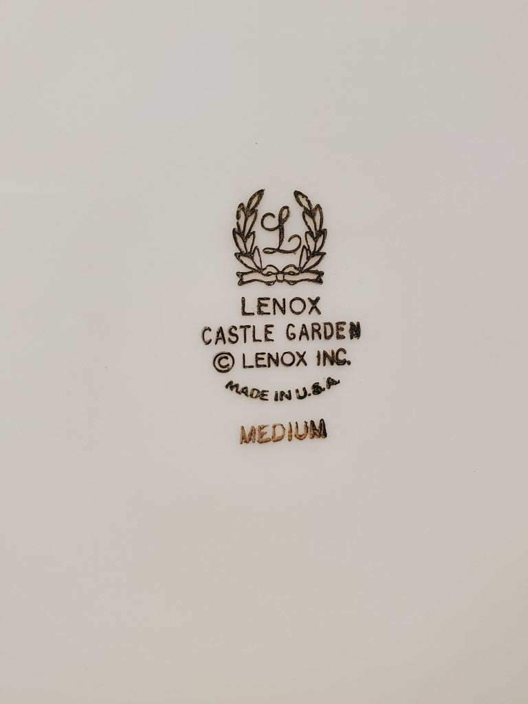 Lenox Castle Garden 16" Oval Serving Platter LK