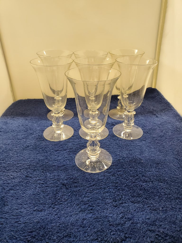 Set of 7 Cambridge Regency Juice Glasses LK