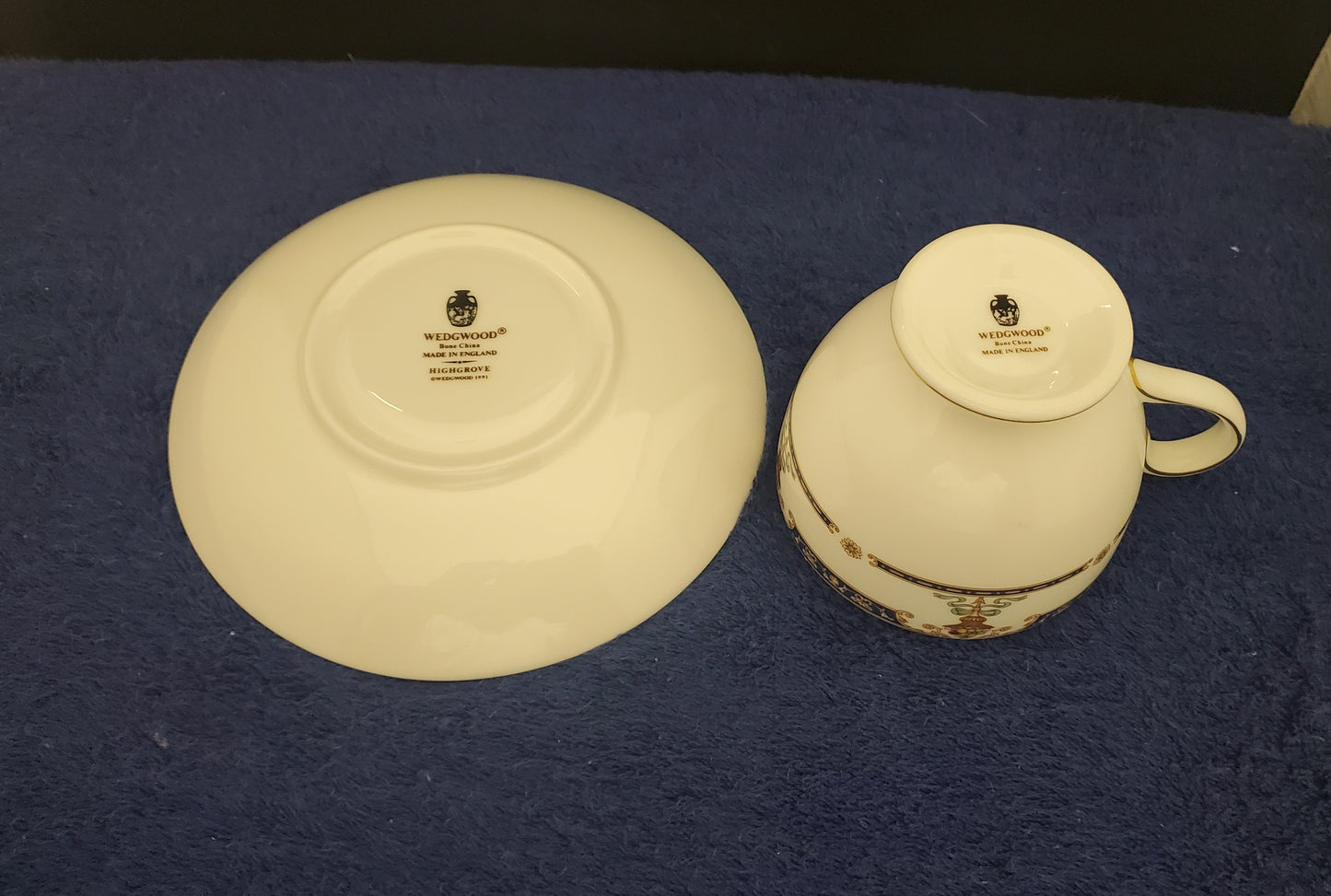 Set of 6 Wedgwood Highgrove Cup & Saucer Sets