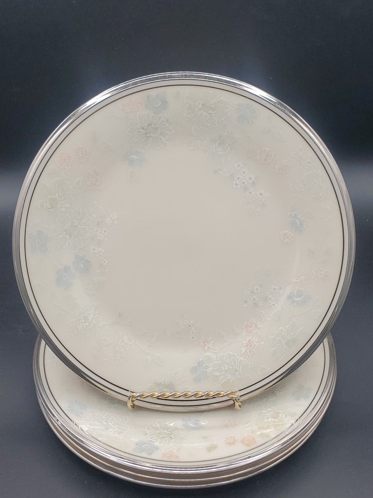 Set of 4 Lenox Nicole Salad Plates LK