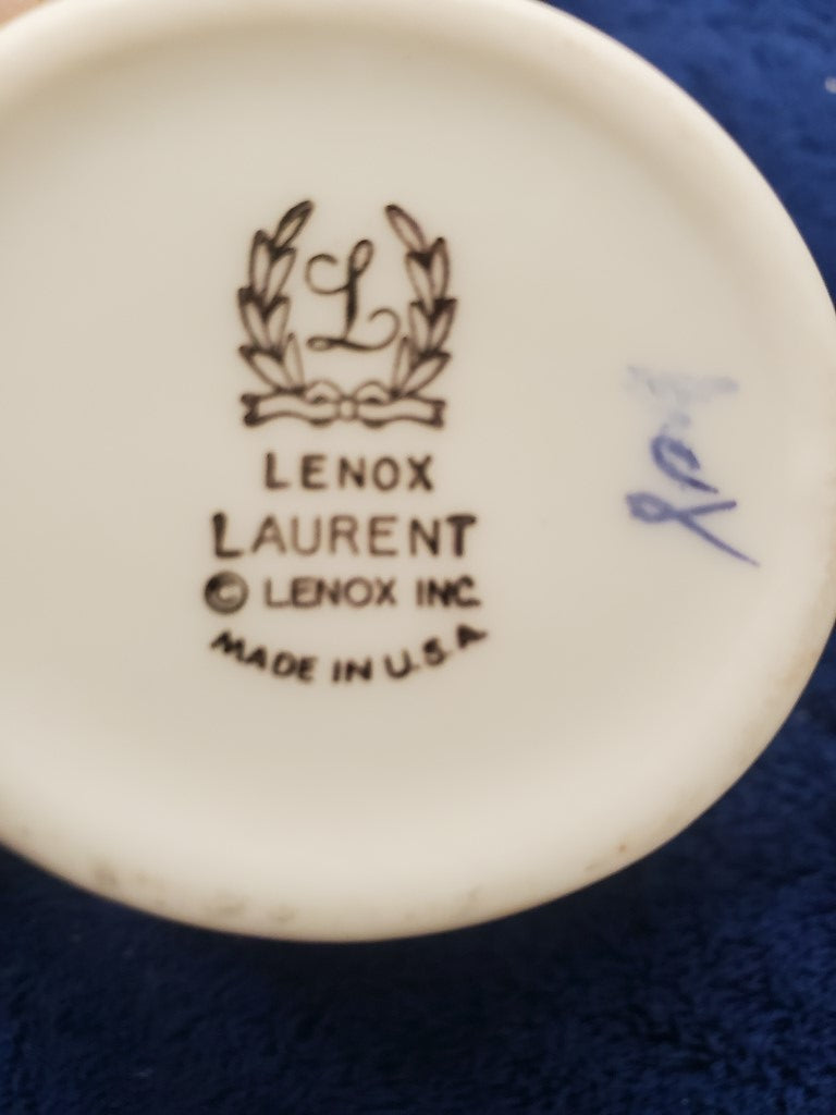 Lenox Laurent Creamer & Sugar Bowl with Lid LK