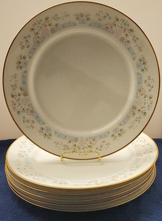 Set of 8 Lenox Rosamund Dinner Plates LK