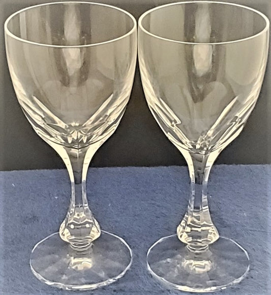 Set of 2 Baccarat Monaco Claret Wines