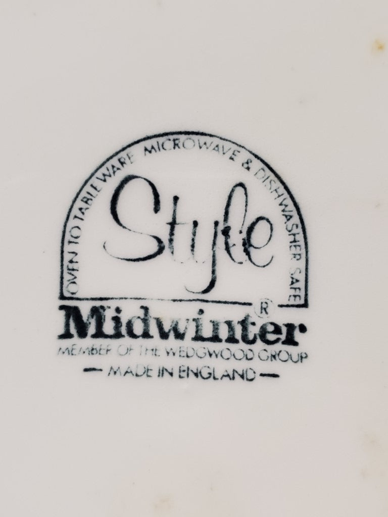 Set of 4 W R Midwinter Style Bread & Butter Plates LK