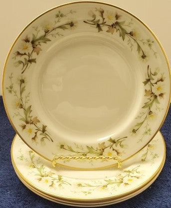 Set of 4 Royal Doulton Clairmont Bread & Butter Plates LK