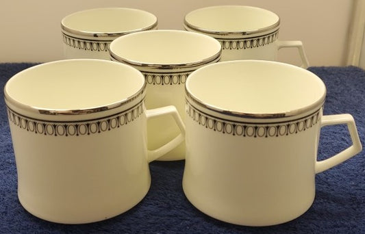 Set of 5 Mikasa Seville Cups
