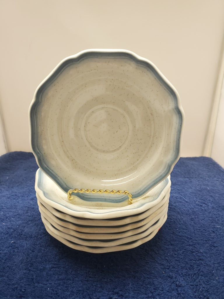 Set of 7 Mikasa Amy Country Club Saucers Only LK