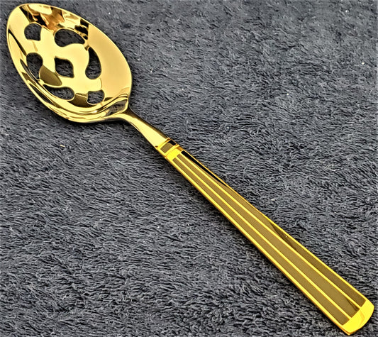 Kirk Steiff Cloisonne Embassy Pierced Serving Spoon