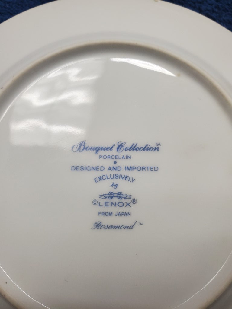 Set of 3 Lenox Rosamund Bread & Butter Plates