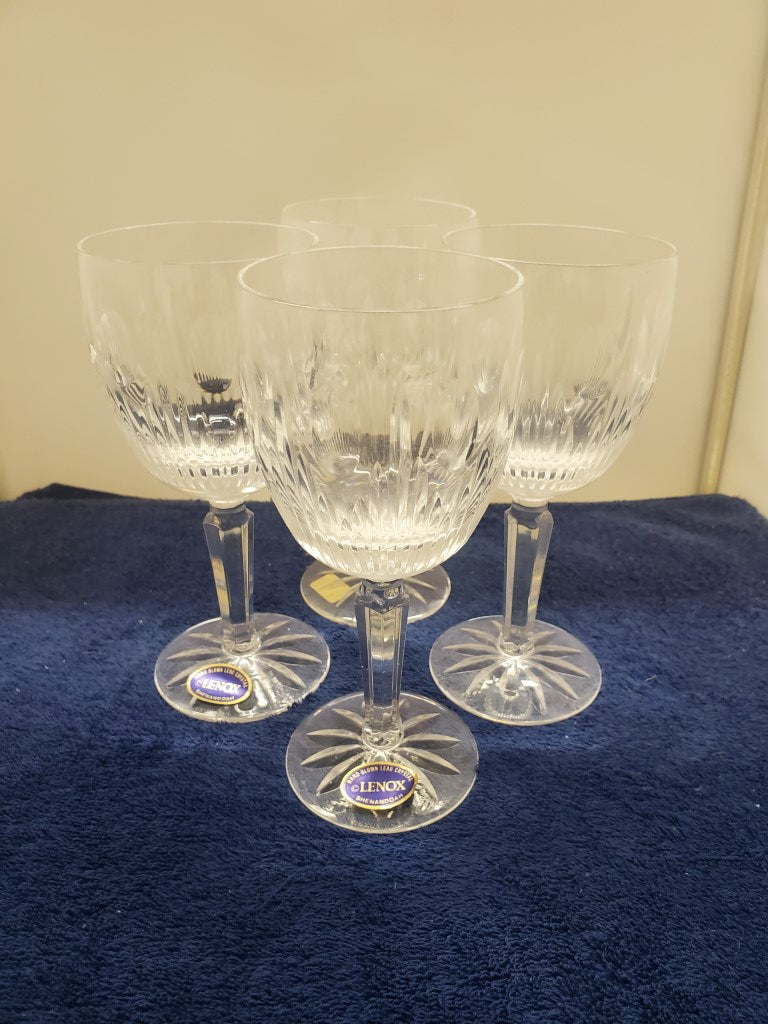 Set of 4 Lenox Shenandoah Wine Goblets LK