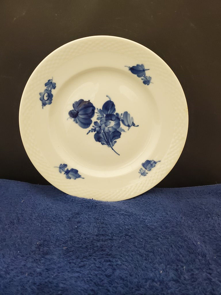 Set of 3 Royal Copenhagen Blue Flowers Braided Salad Plates (8095)
