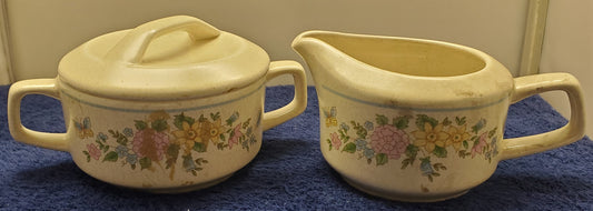 Lenox Sketchbook Creamer & Sugar Bowl with Lid LK