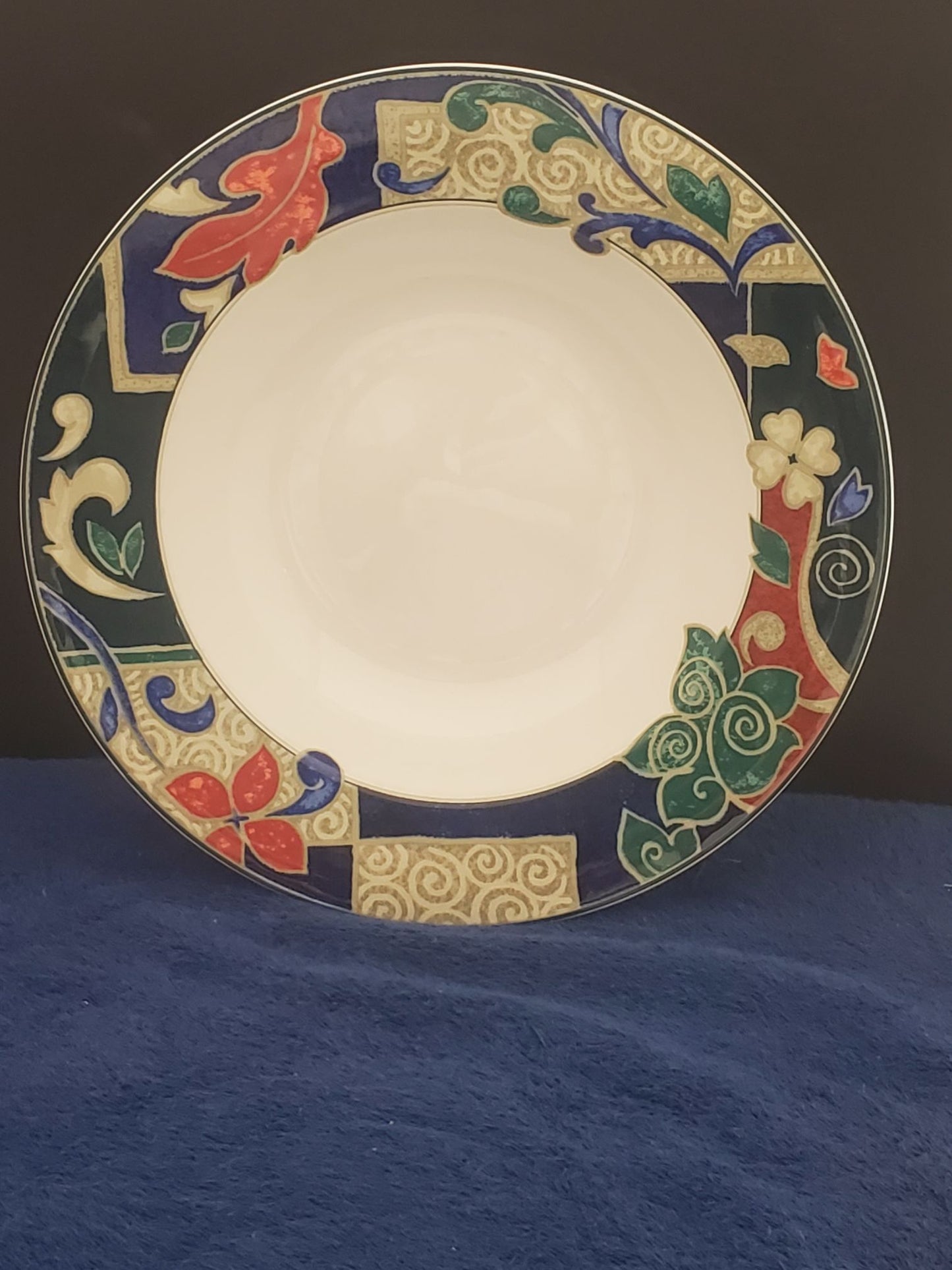 Set of 5 Christopher Stuart Pasha's Palace Large Rim Soup Bowls