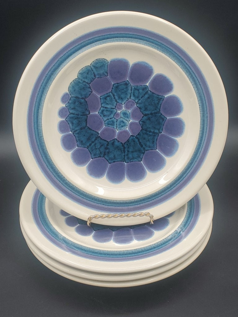 Set of 4 Franciscan Moondance Salad Plates LK