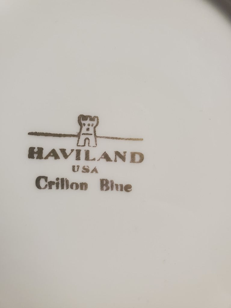 Haviland Crillon Blue Salad Plate LK