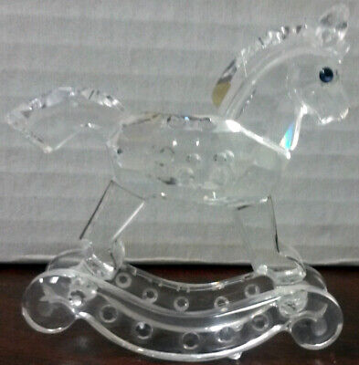Swarovski Crystal Rocking Horse 183270 (No Box)