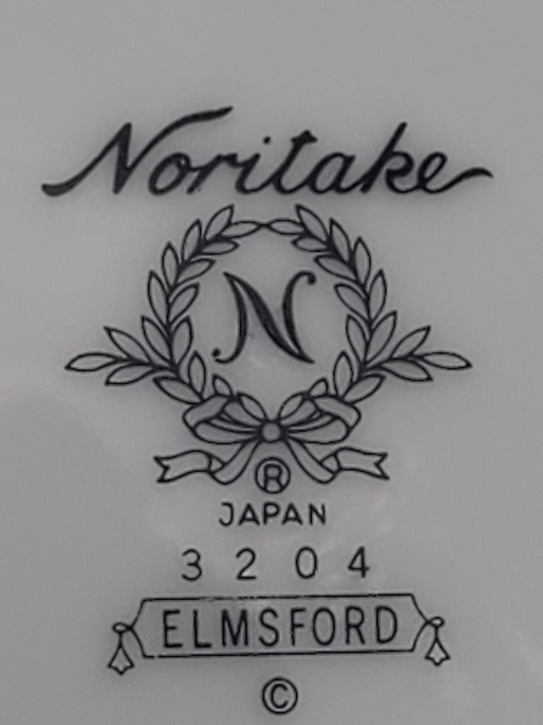 Set of 4 Noritake Elmsford Dinner Plates LK