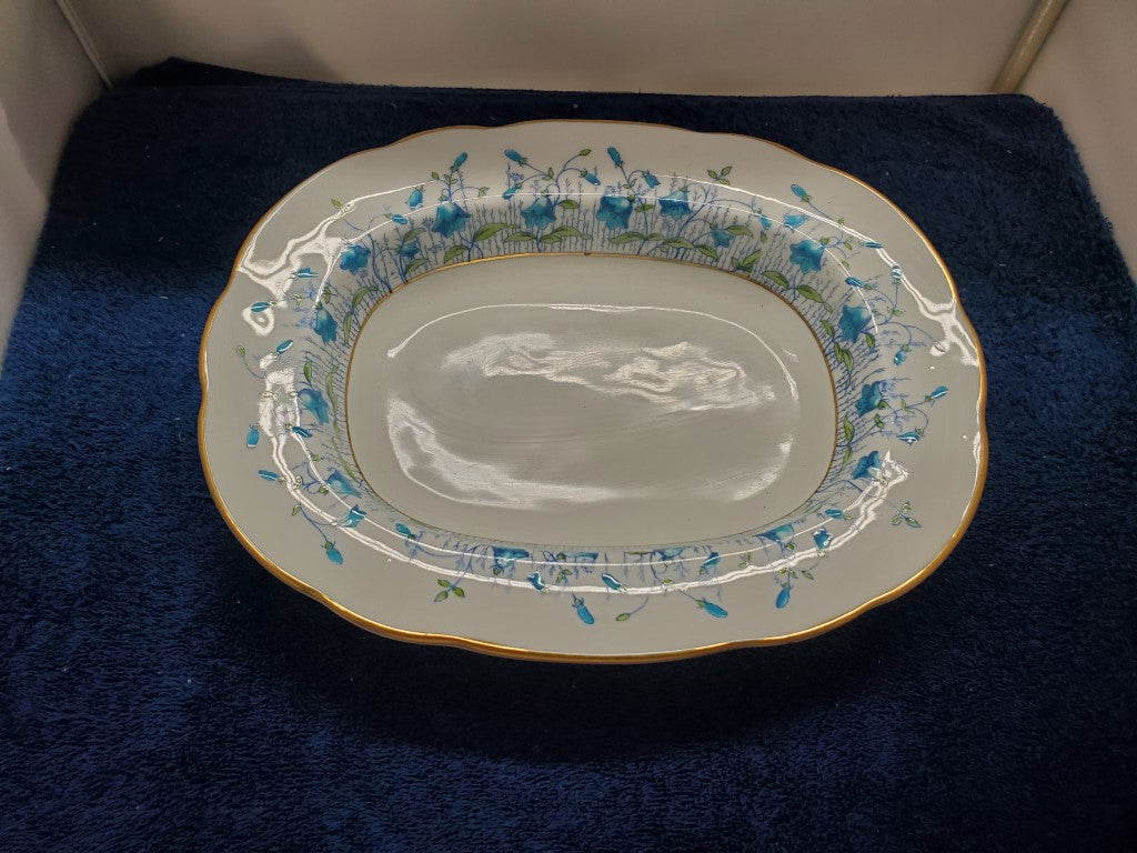 Coalport Harebell Turquoise Oval Vegetable Bowl LK