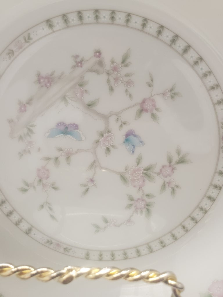 Set of 4 Lenox Tea Garden Cereal Bowls LK