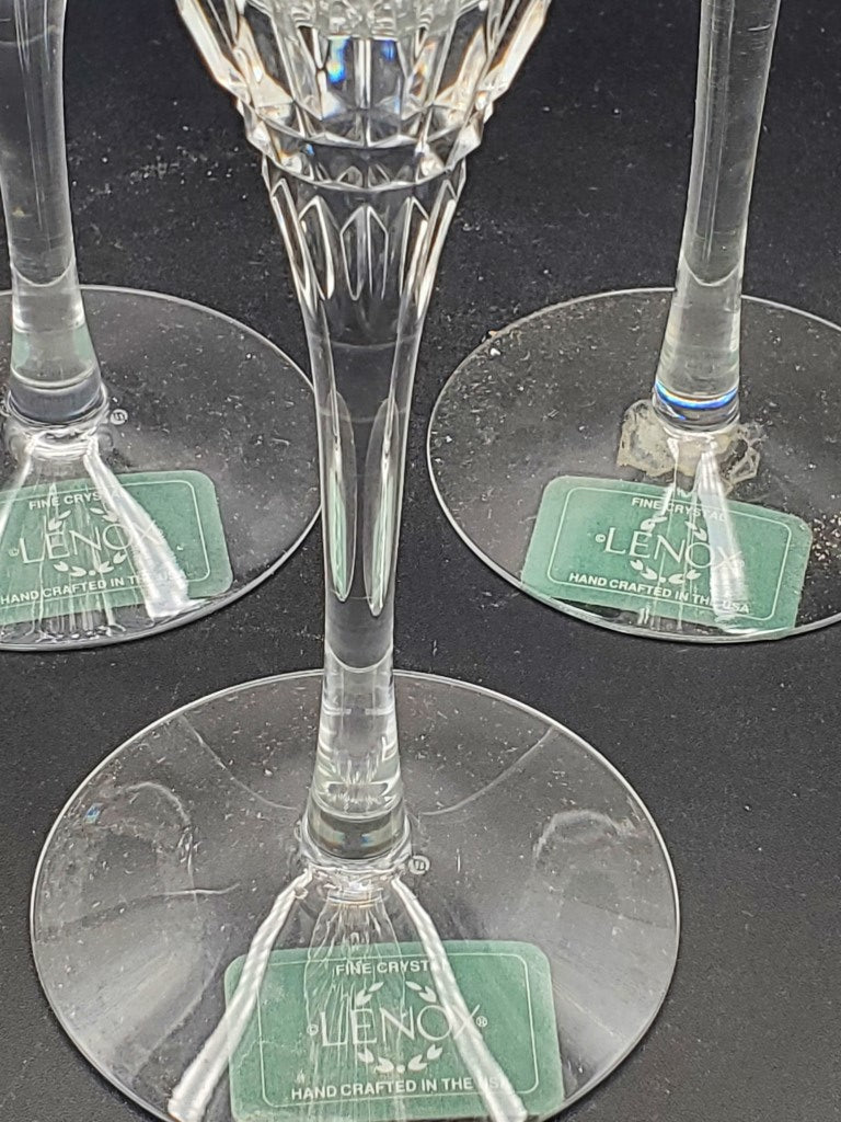 Set of 3 Lenox Superior Water Goblets LK