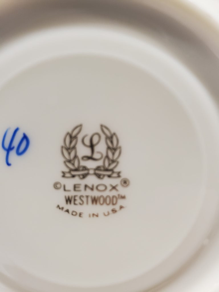Set of 6 Lenox Westwood Cup & Saucer Sets LK