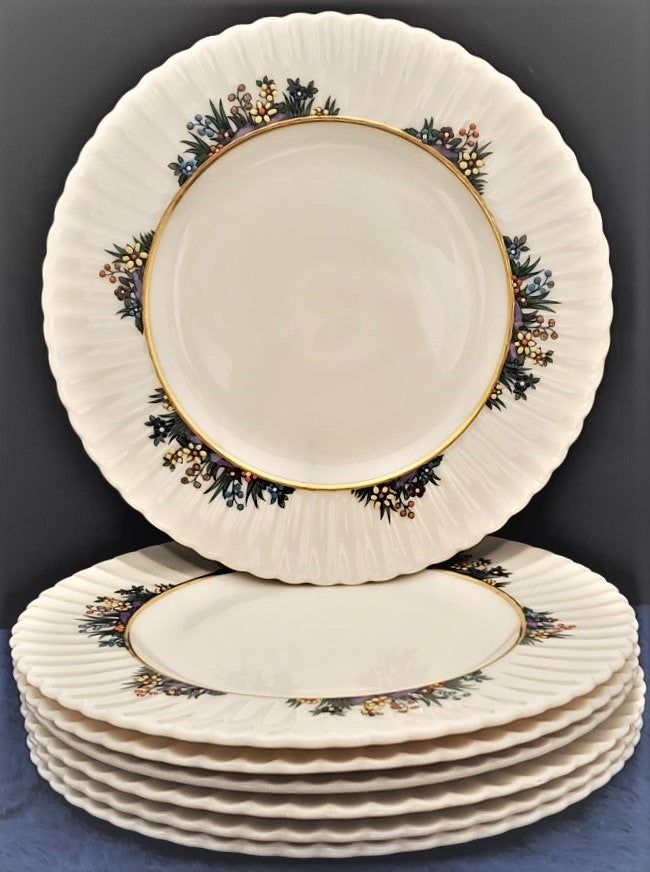 Set of 7 Lenox Rutledge Bread & Butter Plates
