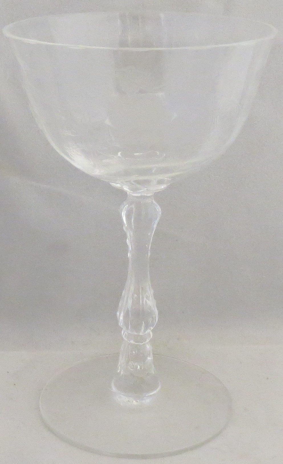 Set of 4 Lenox Navarre-Clear Champagnes/Tall Sherbets –