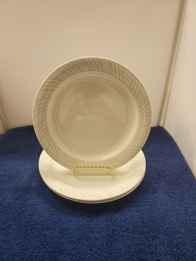 Set of 3 Arabia (Finland) Arctica Salad Plates