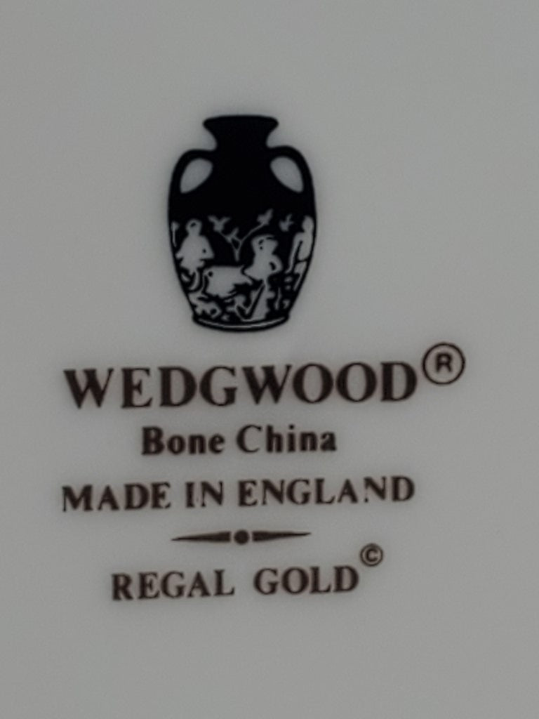Set of 5 Wedgwood Regal Gold Coupe Cereal Bowls LK
