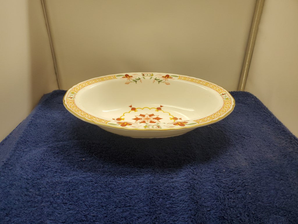 Royal Worcester Chamberlain Orange 10" Oval Vegetable Bowl LK
