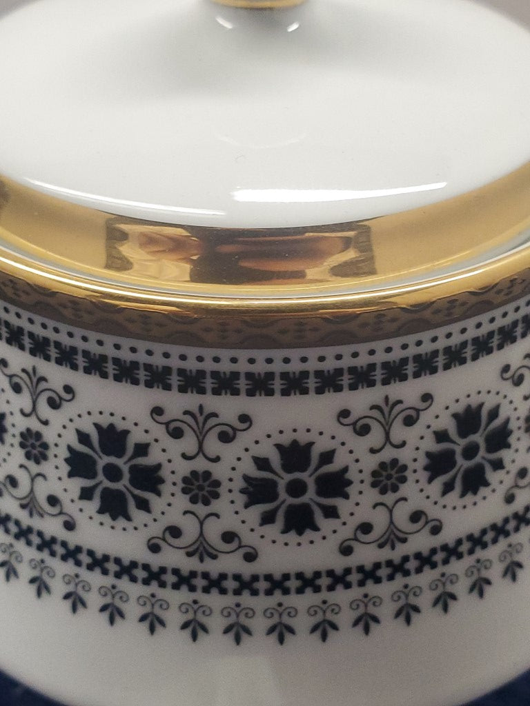 Noritake Scheherazade Creamer & Sugar Bowl with Lid LK