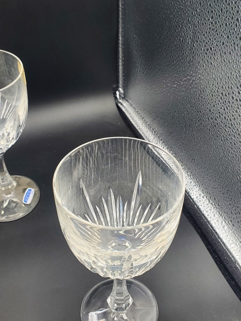 Set of 5 Gorham Hearthglow (Cut) Water Goblets LK