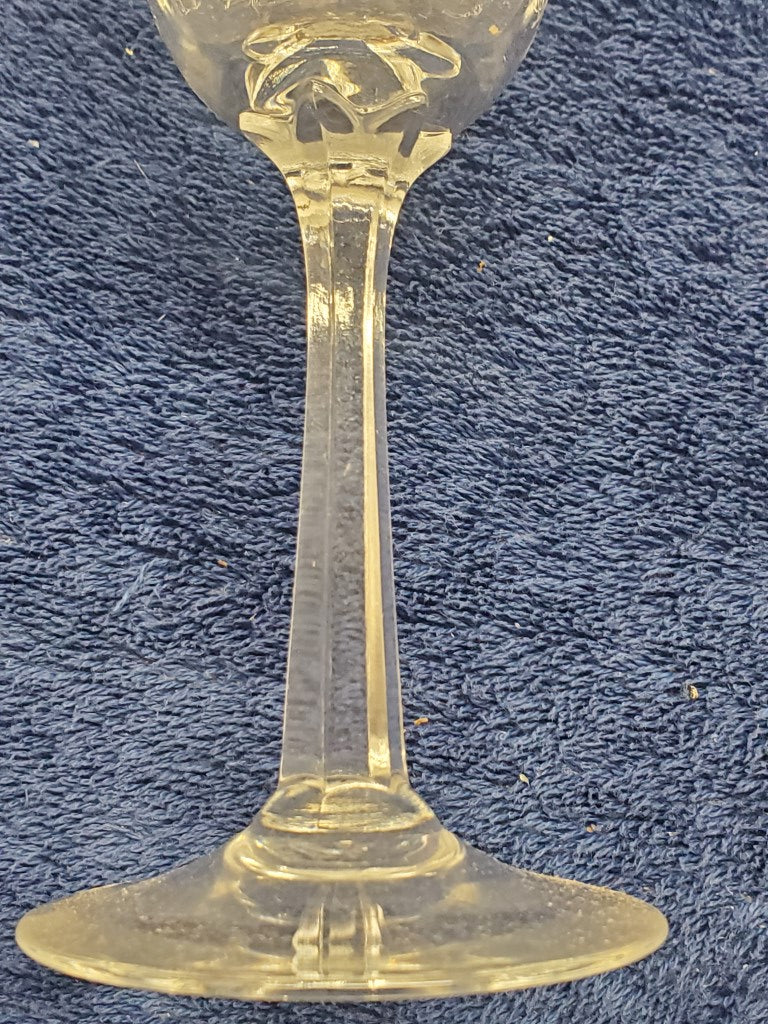 Set of 4 Lenox Temple Blossom Wine Goblets LK
