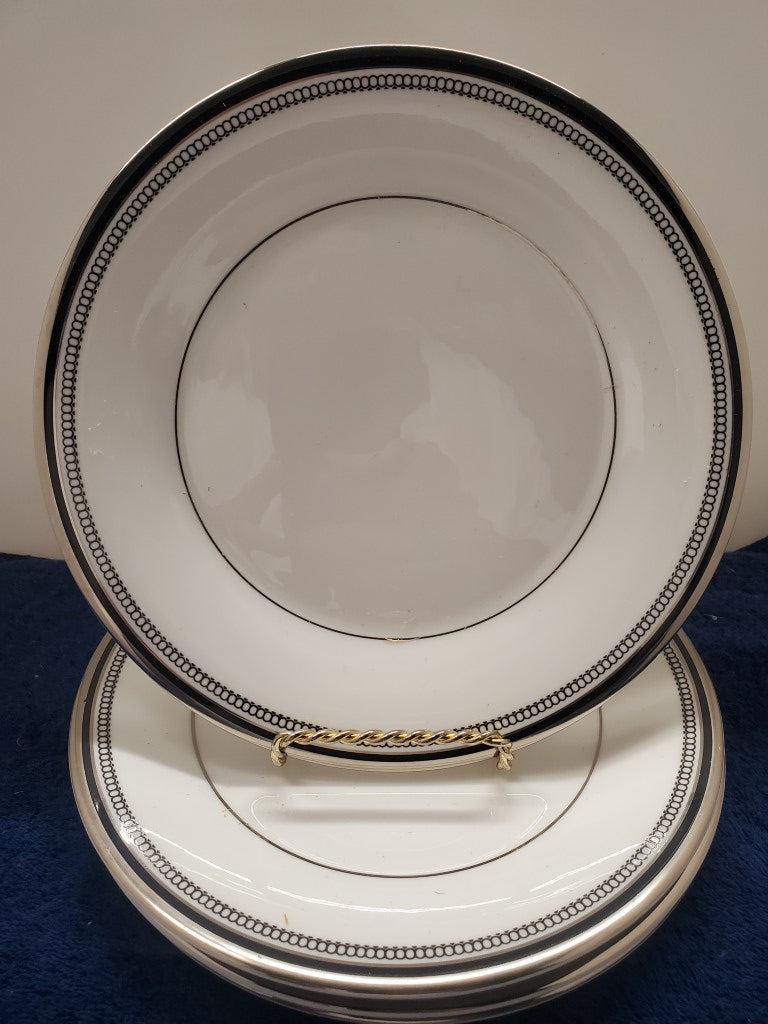 Set of 4 Royal Doulton Sarabande Bread & Butter Plates LK