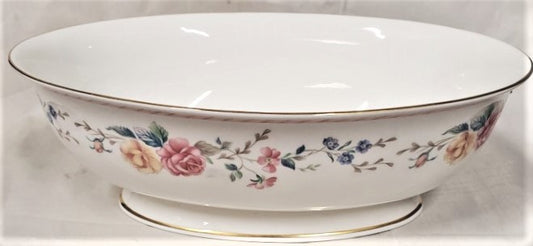 Lenox English Rose 9" Oval Vegetable Bowl