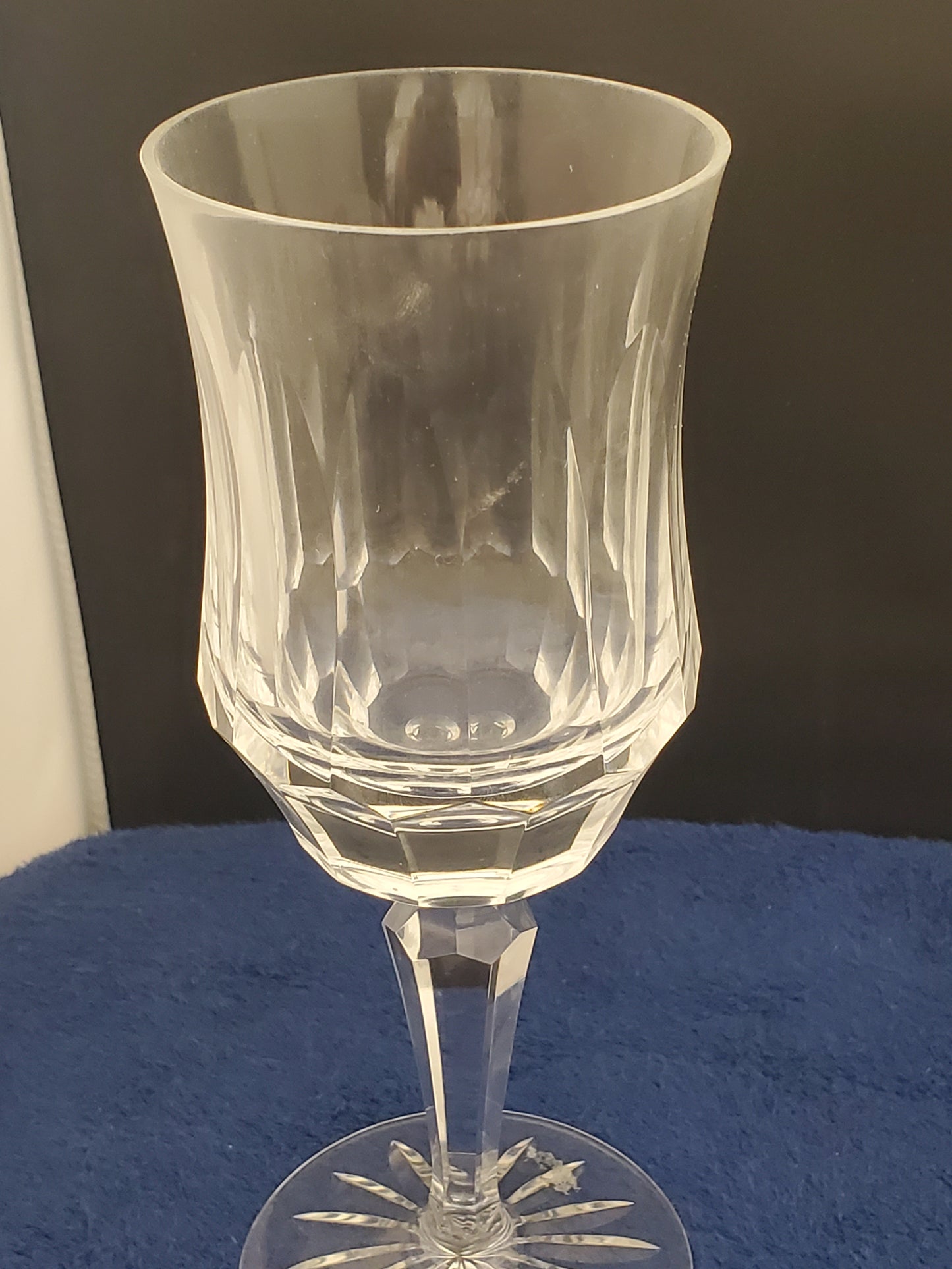 Set of 4 Galway Old Galway (Star Cut Foot) Water Goblets