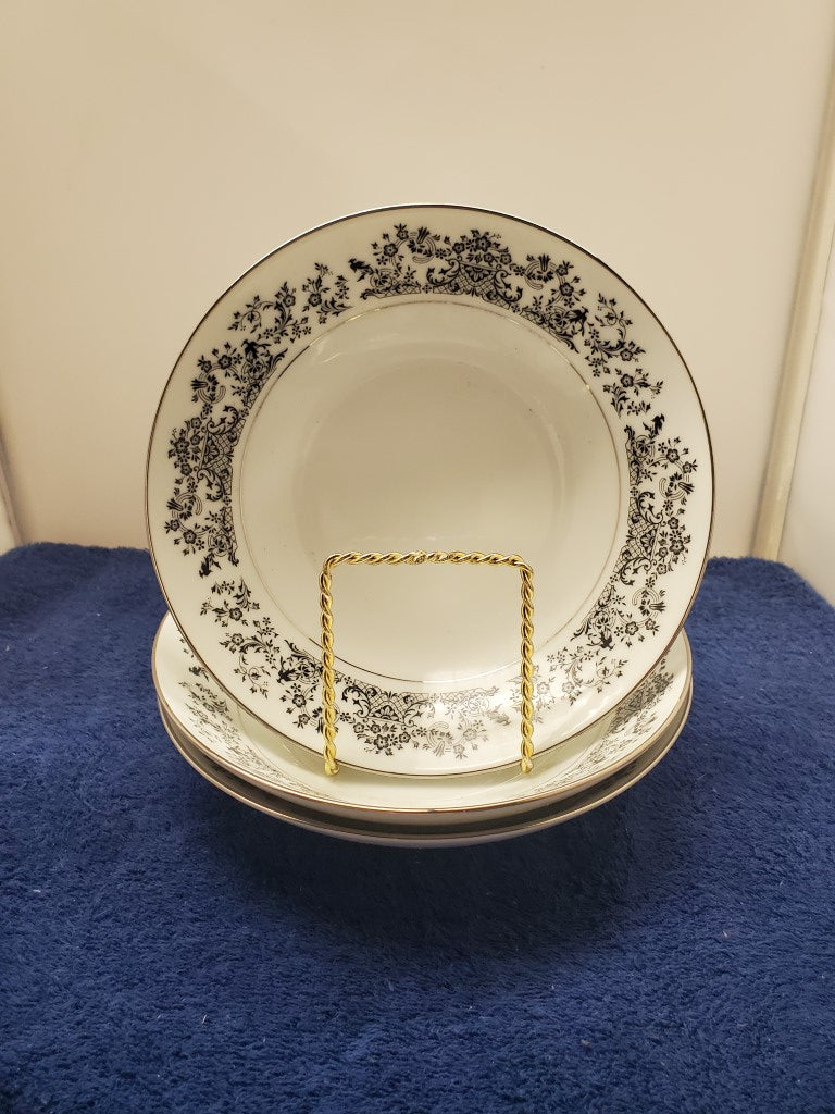 Set of 3 Noritake Geneva Coupe Soup Bowls LK