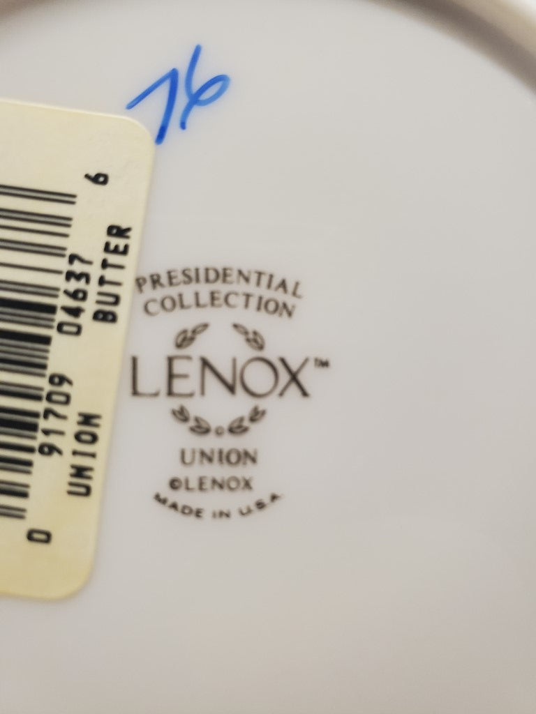 Set of 5 Lenox Union Bread & Butter Plates LK