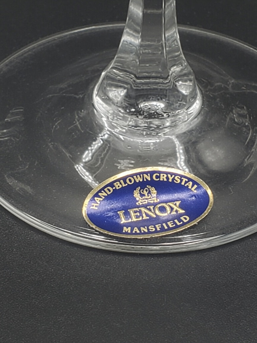 Set of 4 Lenox Crystal Mansfield Champagne/Tall Sherbets LK