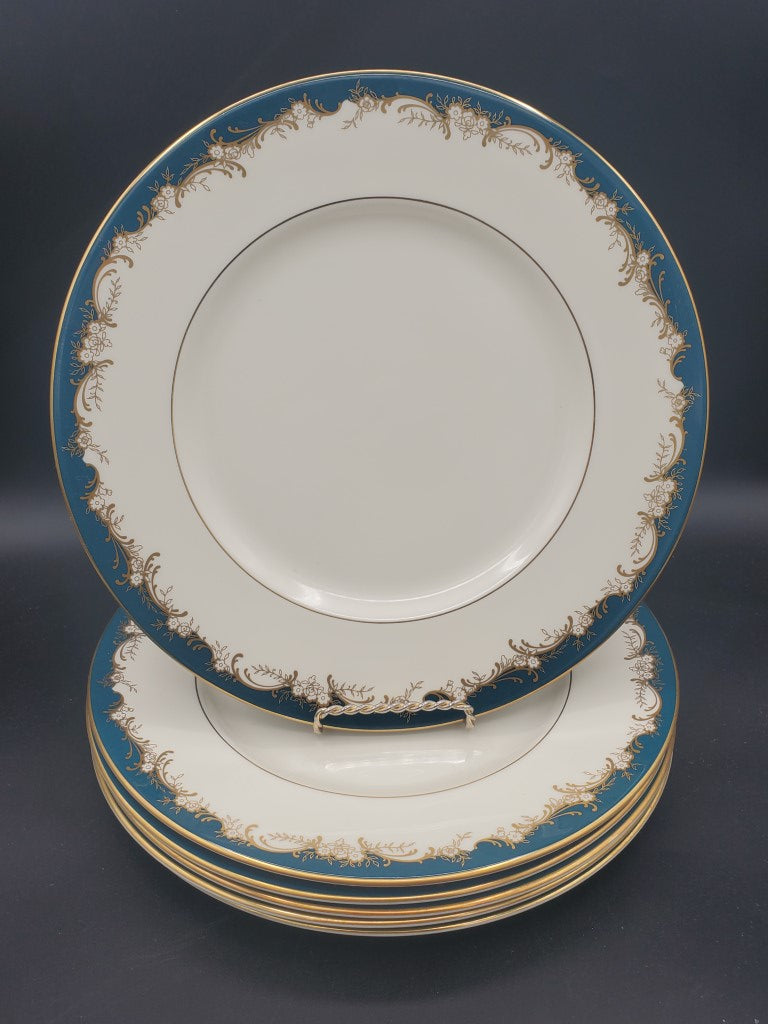 Set of 6 Minton Grosvenor Dinner Plates LK