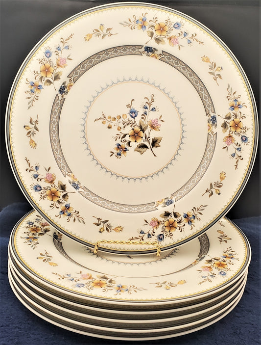 Set of 6 Mikasa Chippendale Salad Plates LK