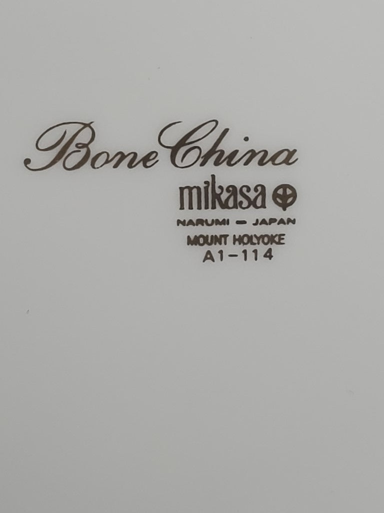 Set of 5 Mikasa Mount Holyoke Dinner Plates LK