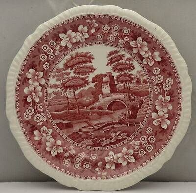 Set of 3 Spode Tower-Pink (Older Backstamp) Salad Plates