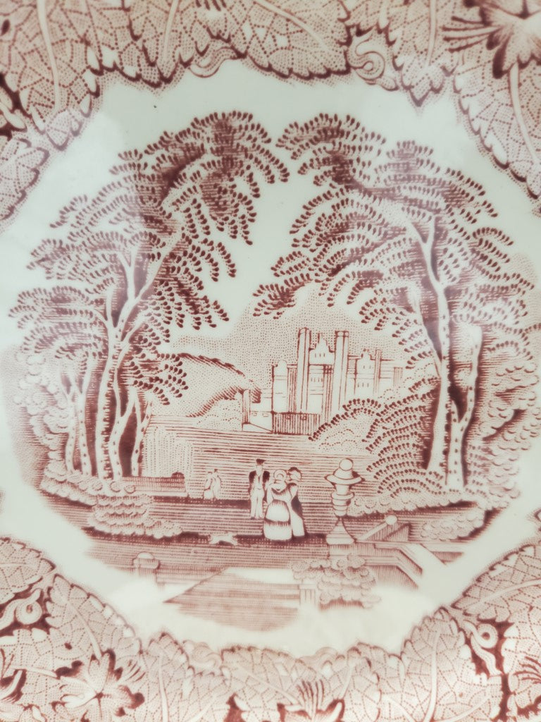 Set of 4 Franciscan Pink Vista Salad Plates LK