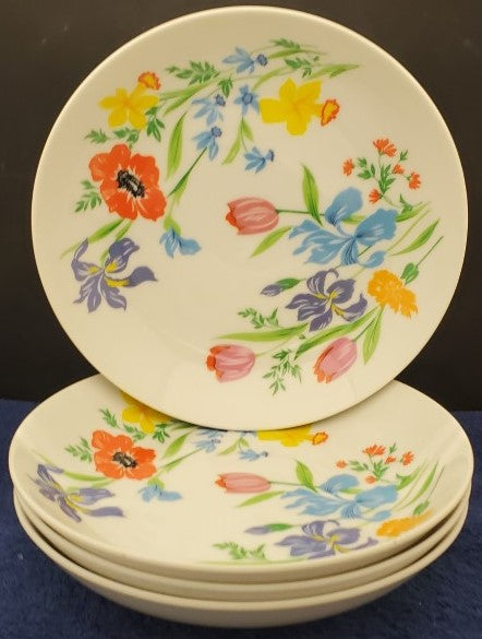 Set of 7 Sigma Primavera Coupe Soup Bowls LK