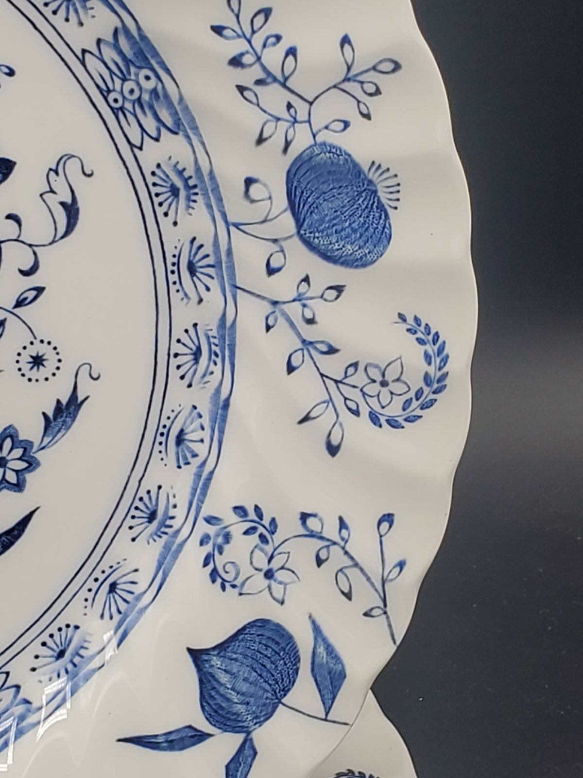 Set of 4 Johnson Brothers Blue Nordic Dinner Plates LK