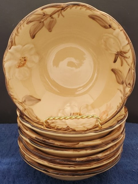Set of 5 Franciscan Cafe Royal Salad Plates LK