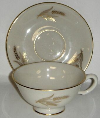 Set of 4 Lenox Harvest Footed Cup & Saucer Sets