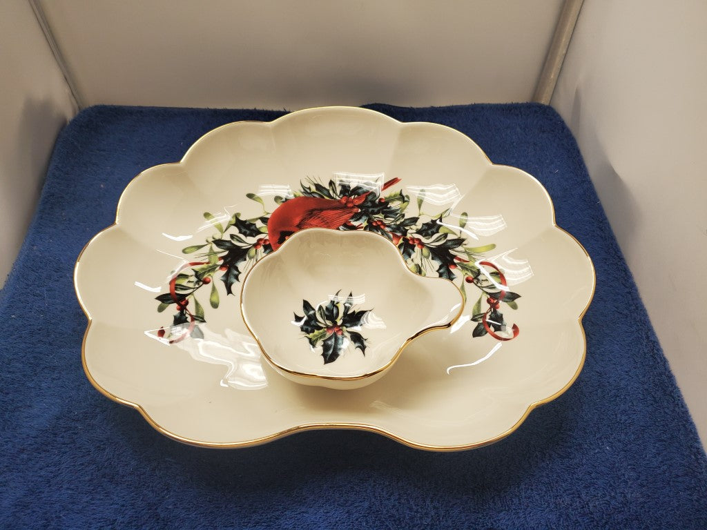 Lenox Winter Greetings Crudite (2 Pc)
