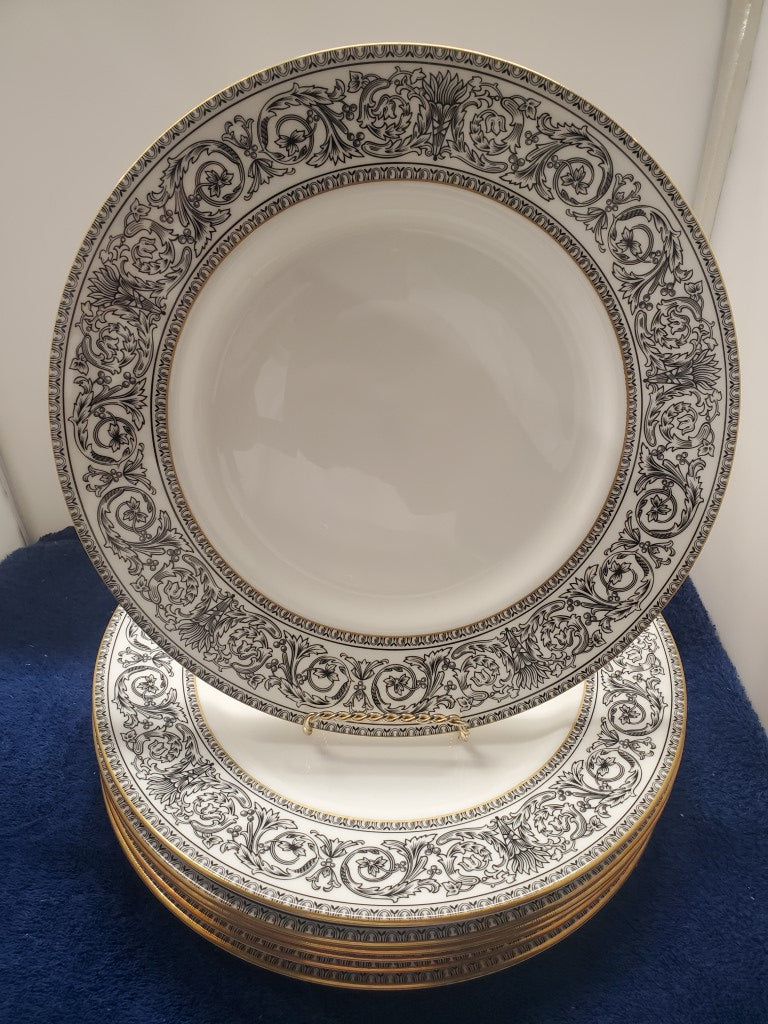 Set of 6 Royal Doulton Baronet Salad Plates LK